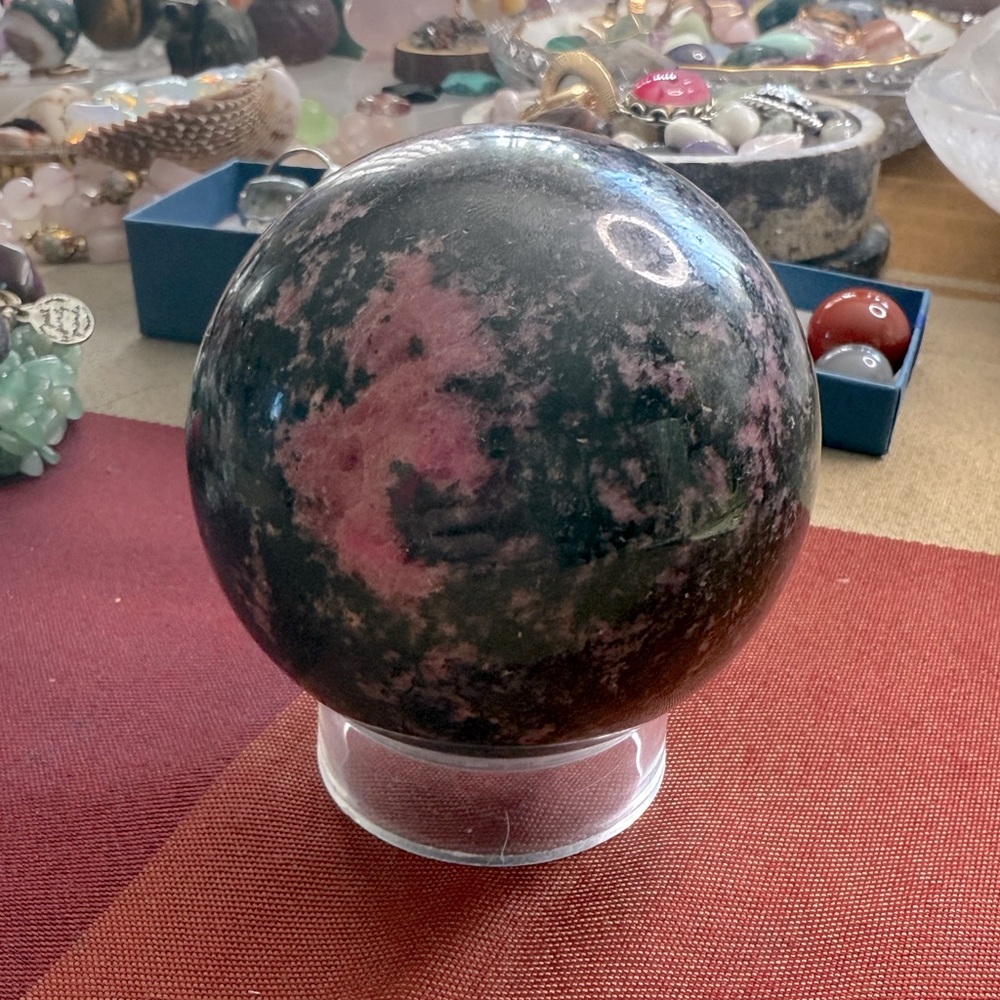 Rhodonite Sphere